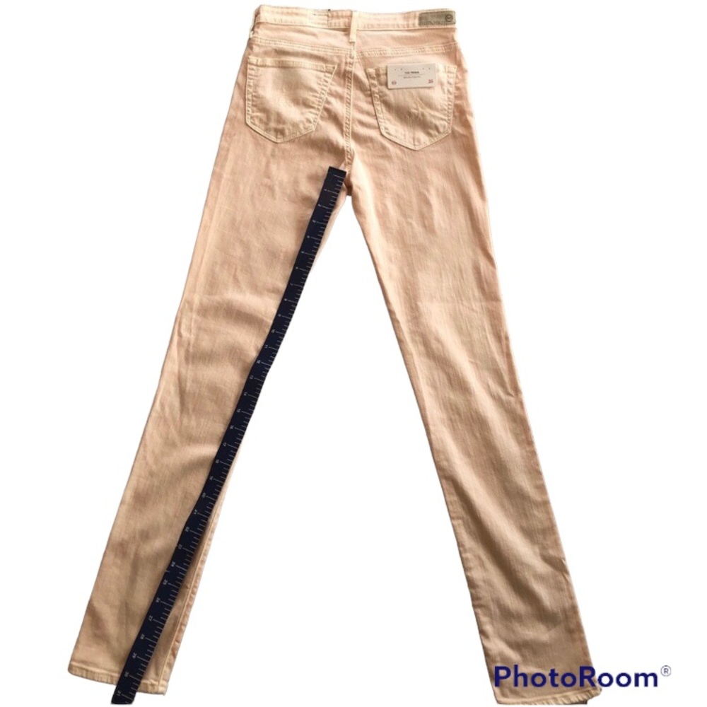 NWT AG Adriano Goldschmied Mid-Rise Blush/Pale Pink Prima Jeans - Picture 9 of 10